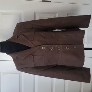 Banana Republic Brown Linen/Cotton Safari Jacket